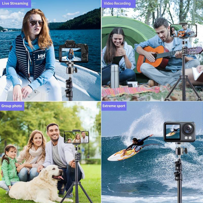 Lightweight Phone Tripod | Extendable | Gimbal Head | Pan-Handle | Phone Holder