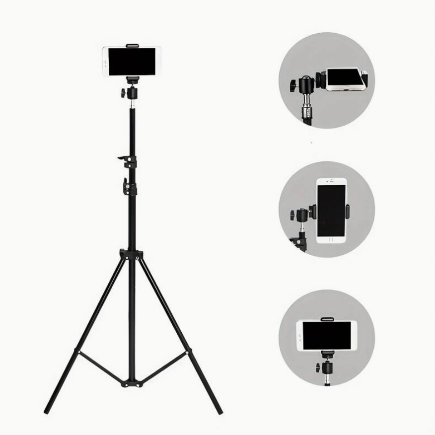 Lightweight Phone Tripod | Extendable | Gimbal Head | Pan-Handle | Phone Holder