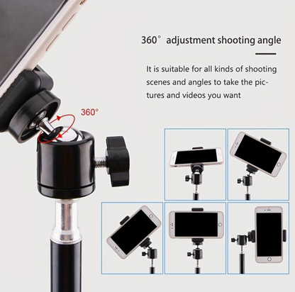 Lightweight Phone Tripod | Extendable | Gimbal Head | Pan-Handle | Phone Holder